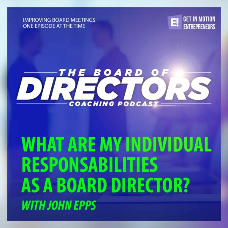 Individual Responsibilities for Board Directors
